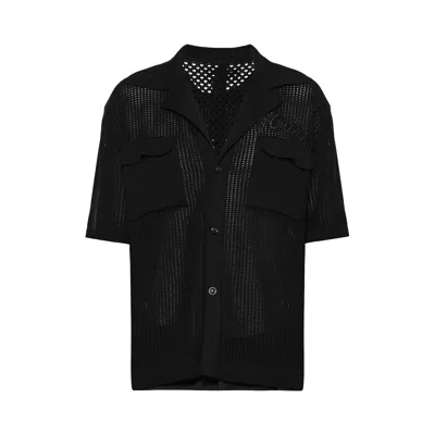 Pre-owned Amiri Mesh Polo 'black' | Men's Size Xxl