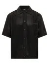 Amiri Mesh Shirt In Black