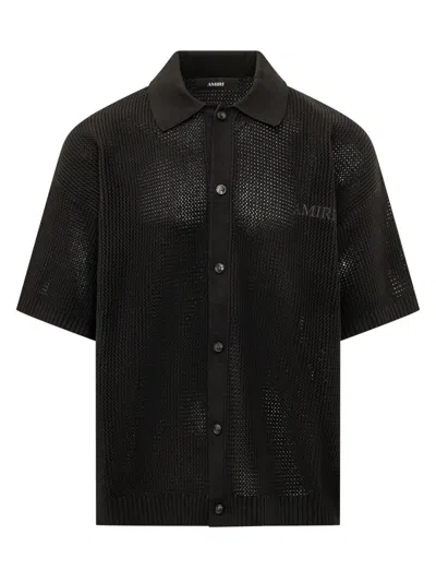 Amiri Mesh Shirt In Black