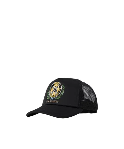 Amiri Mesh Trucker Cap In Black