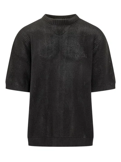 Amiri Mesh T-shirt In Black