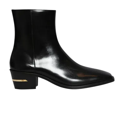 Pre-owned Amiri Metallic Heel Boot 'black' | Men's Size 41