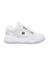 Amiri White Sneakers With Logo Patch On The Side And Logo Lettering On The Rear In Leather Man