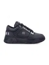 Amiri Black Sneakers With Logo Patch On The Side And Logo Lettering On The Rear In Leather Man In Black