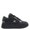 Amiri Black Sneakers With Logo Patch On The Side And Logo Lettering On The Rear In Leather Man In Black