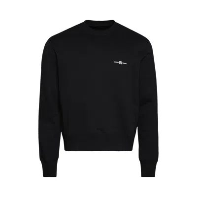 Pre-owned Amiri Micro Ma Bar Crewneck 'black' | Men's Size Xs