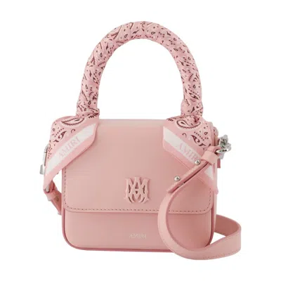 Amiri Micro Ma Shoulder Bag In Pink