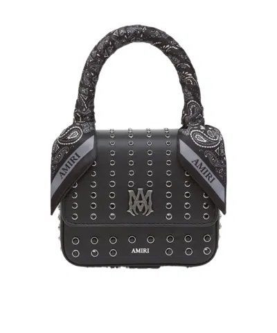 Amiri Micro Ma Stud Bag In Black