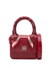 Amiri Red Calf Leather Bos Taurus Shoulder Bag In Red