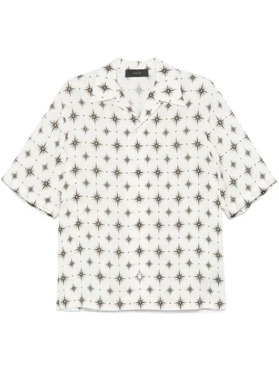 Amiri Micro Starburst Shirt In White
