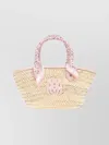 Amiri Micro Tote Bag Crafted From Natural Materials