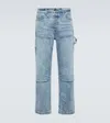 Amiri Carpenter Straight-leg Jeans In Perfect Indigo