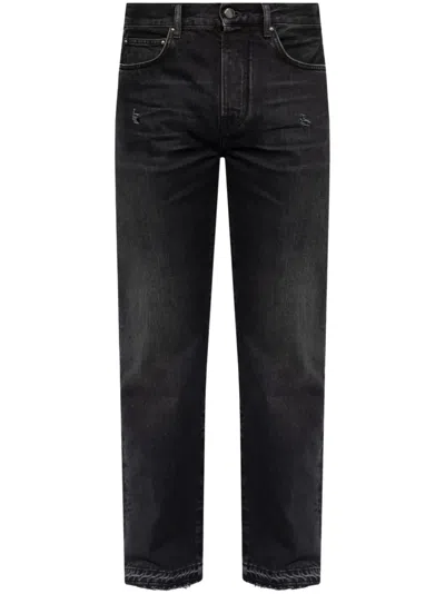 AMIRI MID-RISE STRAIGHT-LEG JEANS