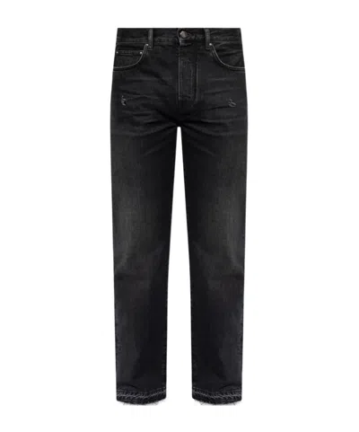 AMIRI AMIRI VINTAGE EFFECT DISTRESSED STRAIGHT-LEG JEANS