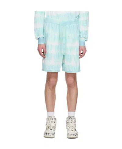 Amiri Middle Waist Shorts In Blue