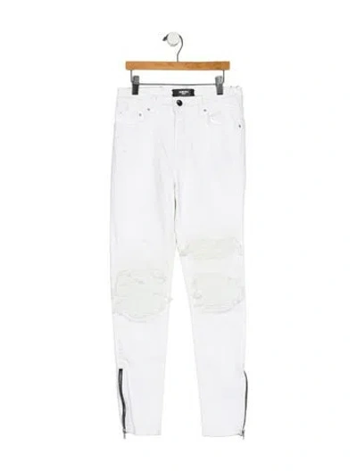 Pre-owned Amiri Mid-rise Skinny Leg Jeans W/ Tags In Multi