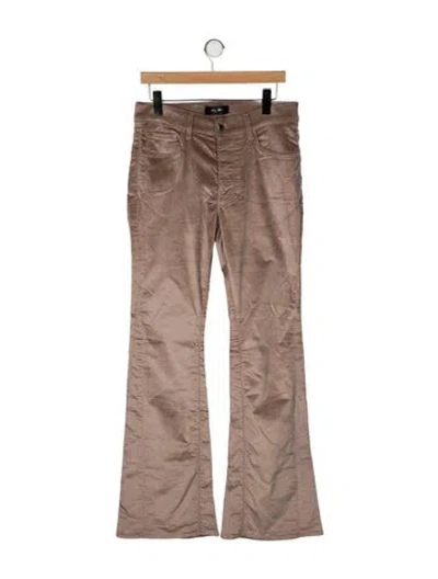 Pre-owned Amiri Mid-rise Wide Leg Jeans In Neutral