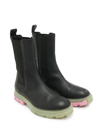 Pre-owned Amiri Military Chelsea Boots In Black