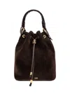 Amiri Mini Ma Bucket Bag In Brown