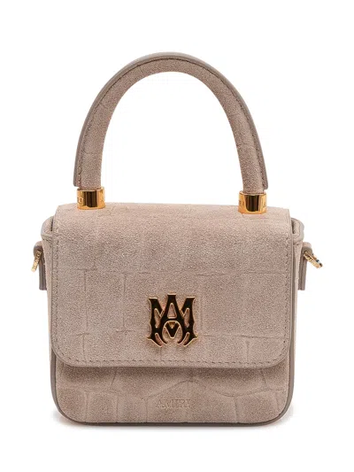 Amiri Mini Nano Handbag With Handle In Brown