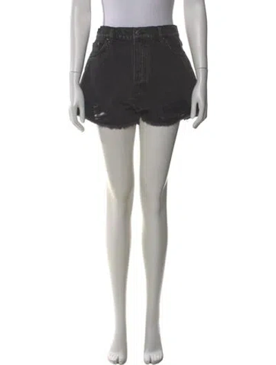 Pre-owned Amiri Mini Shorts In Gray