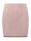 Amiri Pointelle-knit Mini Skirt