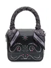 Amiri Micro Ma Stud Tote Bag In Black