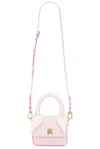 Amiri Mirco Top Handle Bag In Vintage Pink