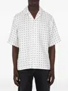 Amiri Mix And Match Ma Revere-collar Logo-print Shirt In Multi