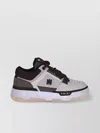 Amiri Brown Low Top Sneakers With Logo Detail On The Side And Mesh Panels In Gray