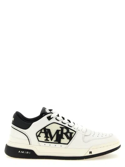 Amiri Monogram Logo Leather Sneaker In White