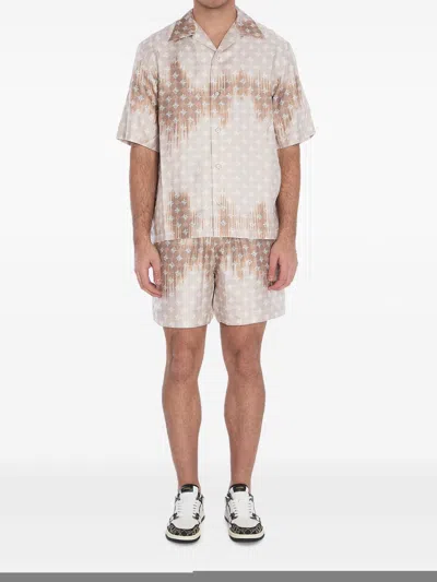 AMIRI MONOGRAM-PRINT SHIRT
