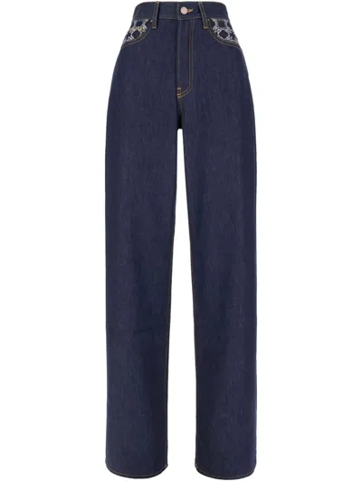 AMIRI MONOGRAM STRAIGHT JEANS