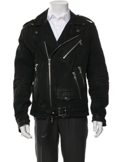 Pre-owned Amiri Moto Jacket In Black