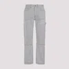 Amiri Striped Cotton Carpenter Pant In Black White