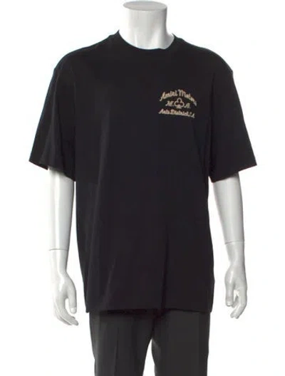 Pre-owned Amiri Motors Graphic Print T-shirt W/ Tags In Black
