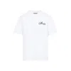 Amiri Mountain Graphic Short Sleeve T-shirt In White