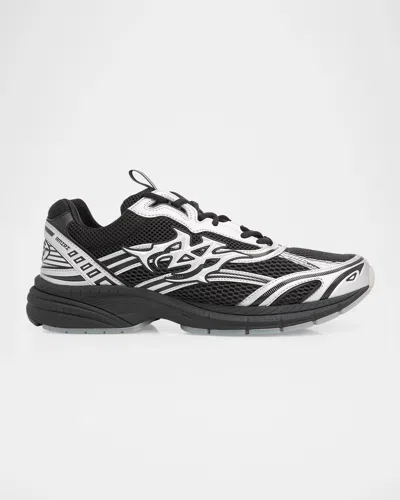 Amiri M-tech Chunky Mesh Sneakers In Black