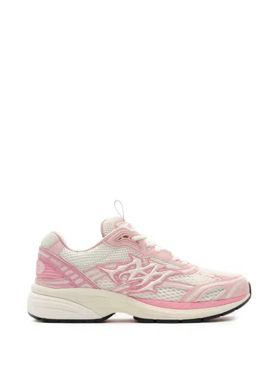 Amiri M-tech Panelled Sneakers In Pink & Purple