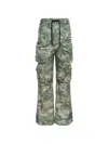 Amiri Multi-pocket Cargo Pants In Green