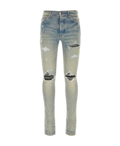 Amiri Crystal Starburst Mx1 Jean Surf Indigo In Blue