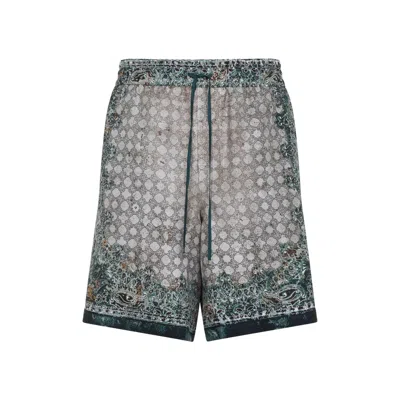 Amiri Multicolor Bandana Silk Bermuda