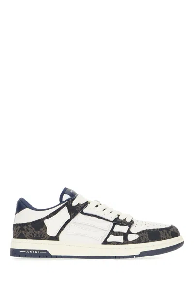 AMIRI MULTICOLOR LEATHER AND FABRIC SNEAKERS
