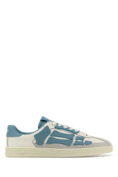 AMIRI AMIRI MULTICOLOR LEATHER AND SUEDE PACIFIC BONES SNEAKERS