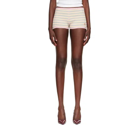Amiri Multicolor Ma Striped Micro Shorts