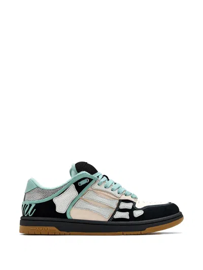 Amiri Multicolor Patterned Sneakers For Men In Black