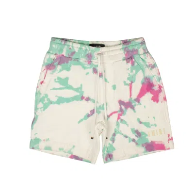 Pre-owned Amiri Multicolored Core Tie Dye Sweat Shorts Size L $790