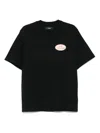 Amiri Graphic Print Cotton T-shirt With Multicolored Back