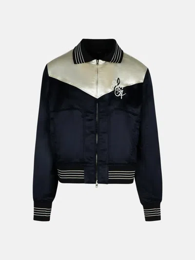 Amiri 'music' Black Polyester Blend Bomber Jacket