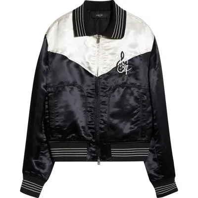 Amiri Ma Music Note Blouson In Black